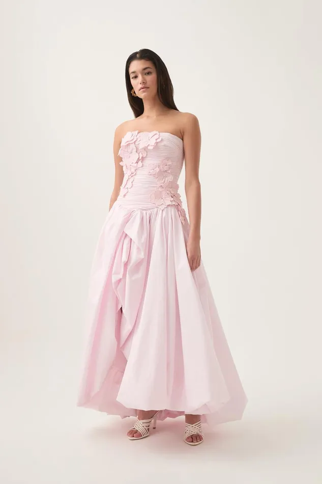 Aje Dresses Splendour Flower Gown Pastel Pink 8211 Women Aje Dresses Splendour Flower Gown Pastel Pink 8211 Women