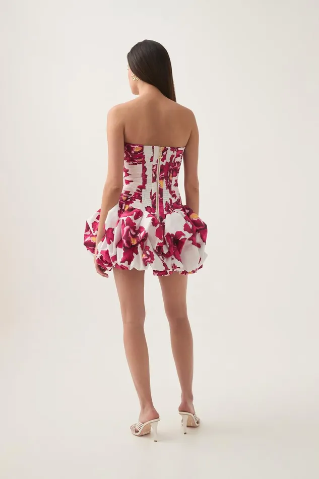 Aje Dresses Violette Bubble Hem Mini Dress Boldly Blooming 8211 Women Aje Dresses Violette Bubble Hem Mini Dress Boldly Blooming 8211 Women