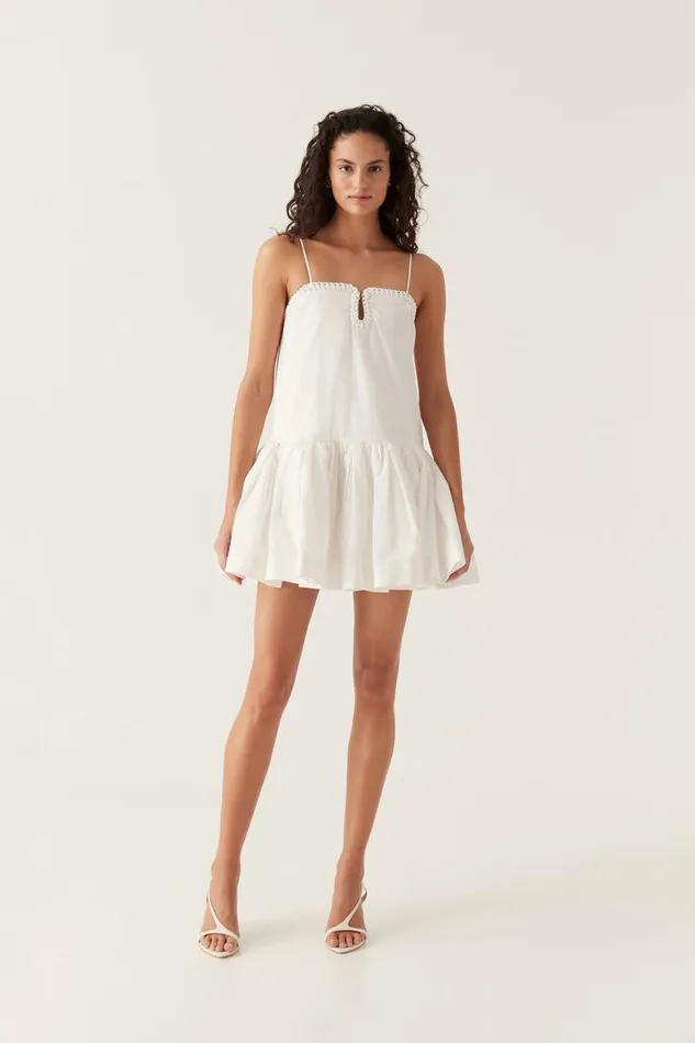 Aje Dresses Willow Sweetheart Mini Dress Ivory 8211 Women Aje Dresses Willow Sweetheart Mini Dress Ivory 8211 Women