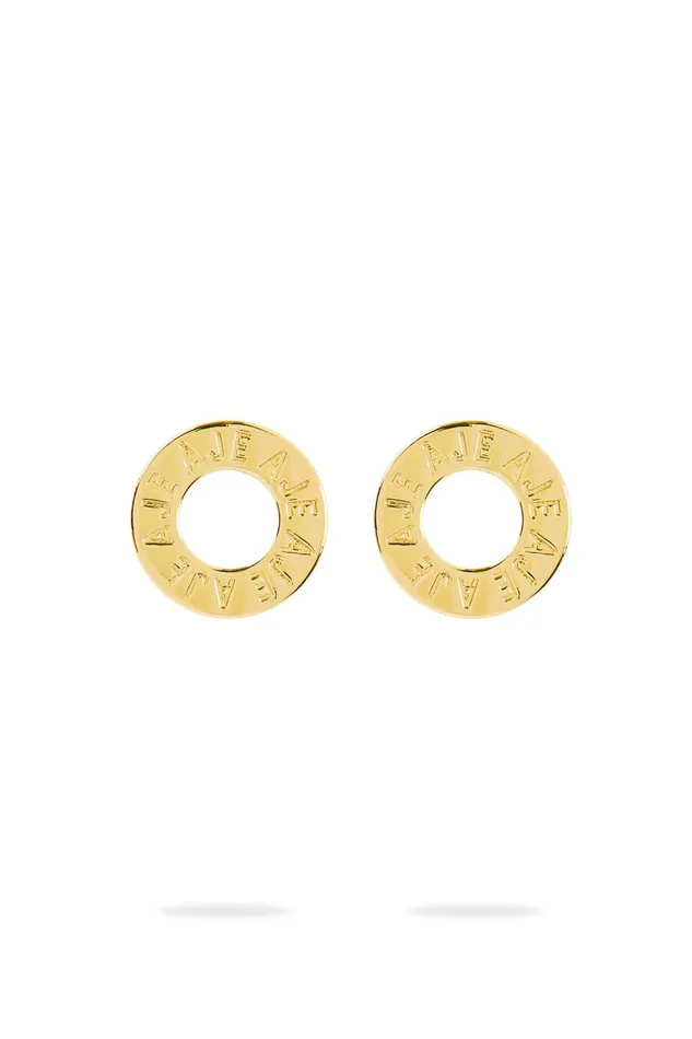 Aje Jewelry Celia Logo Stud Gold 8211 Women Aje Jewelry Celia Logo Stud Gold 8211 Women