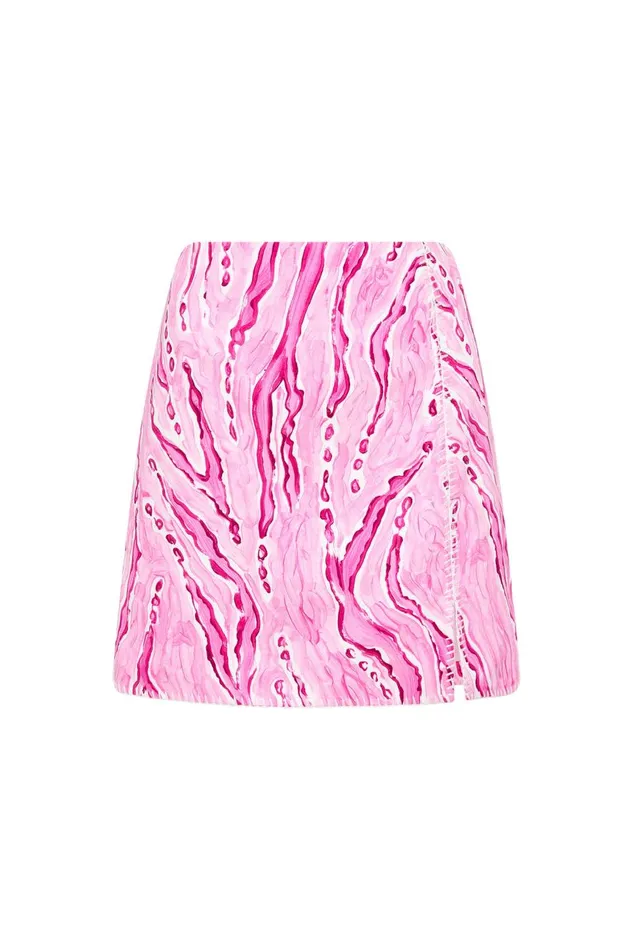 Aje Matching Sets Blaze Stitch Mini Skirt Dappled Flame 8211 Women