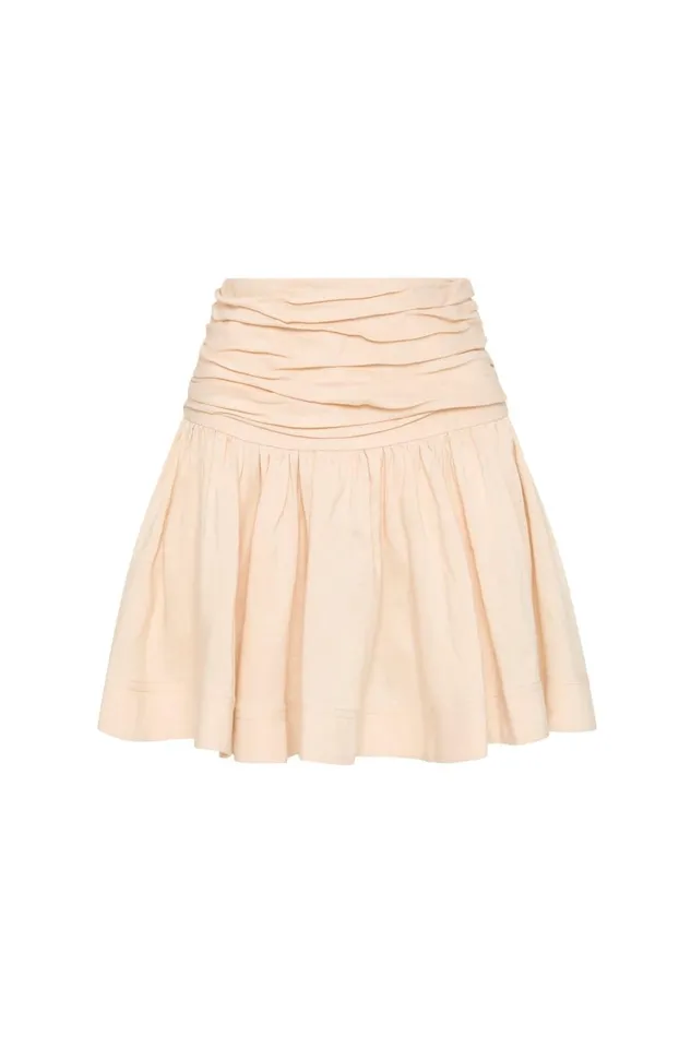 Aje Matching Sets Cari Ruched Waist Mini Skirt Coconut Cream 8211 Women