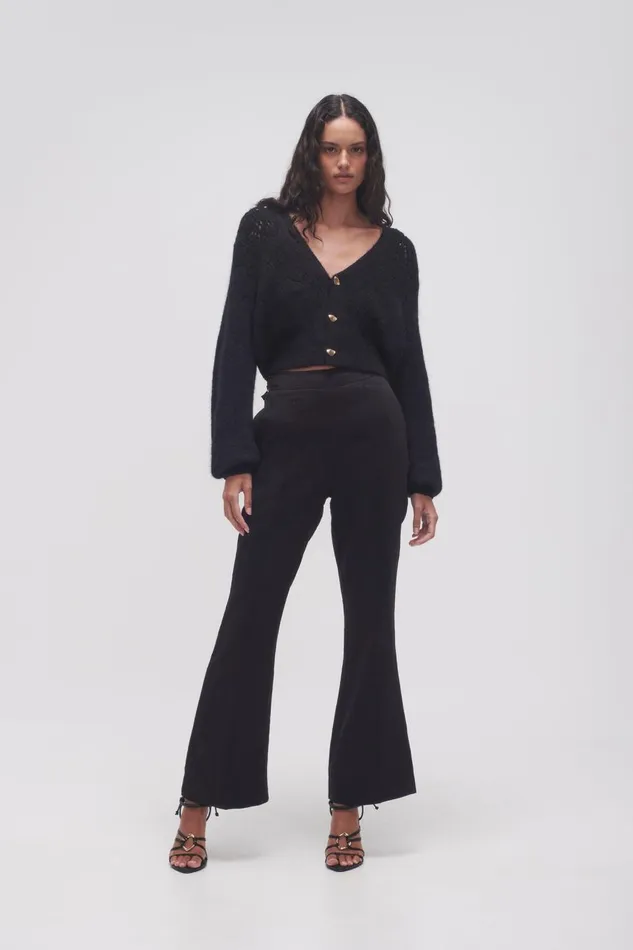 Aje Matching Sets Elements Flared Pant Black 8211 Women
