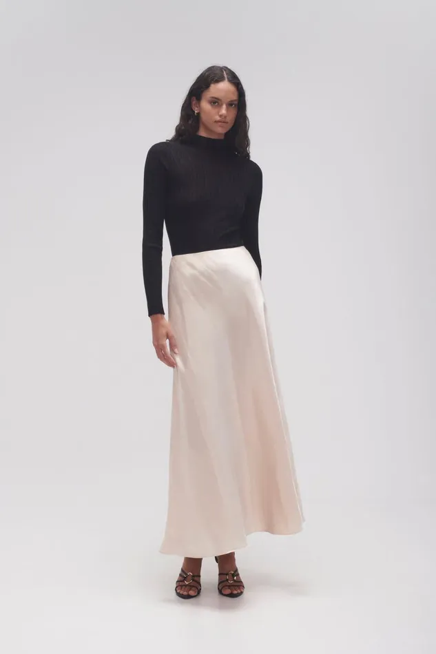 Aje Matching Sets Moonglade Bias Maxi Skirt Coconut Cream 8211 Women