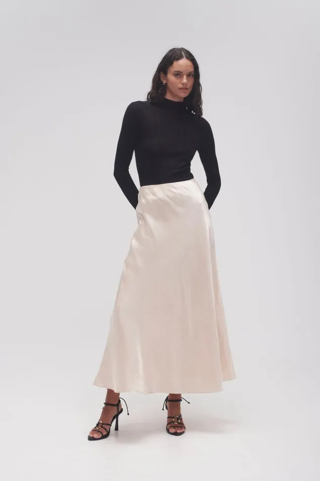 Aje Matching Sets Moonglade Bias Maxi Skirt Coconut Cream 8211 Women