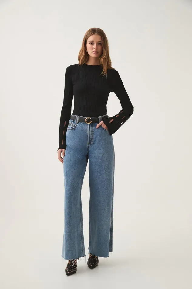 Aje Matching Sets Resolution Knit Top Black 8211 Women Aje Matching Sets Resolution Knit Top Black 8211 Women