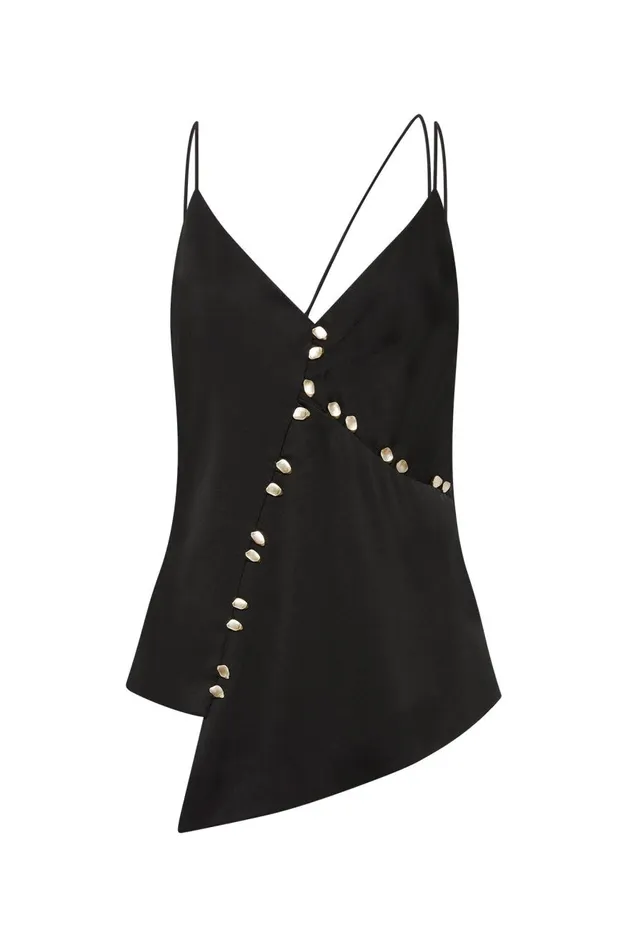 Aje Matching Sets Riddle Button Down Top Black 8211 Women Aje Matching Sets Riddle Button Down Top Black 8211 Women