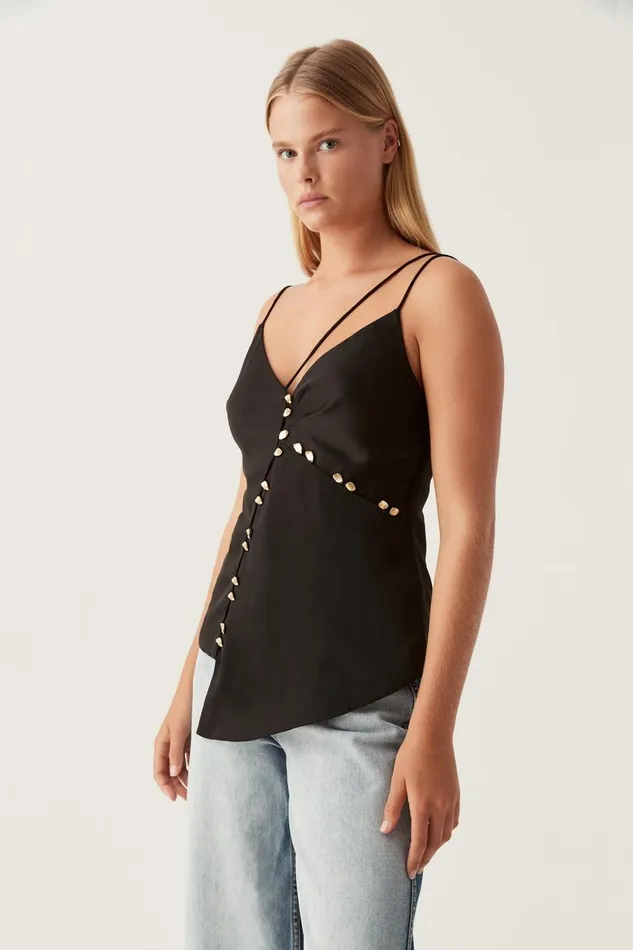 Aje Matching Sets Riddle Button Down Top Black 8211 Women Aje Matching Sets Riddle Button Down Top Black 8211 Women