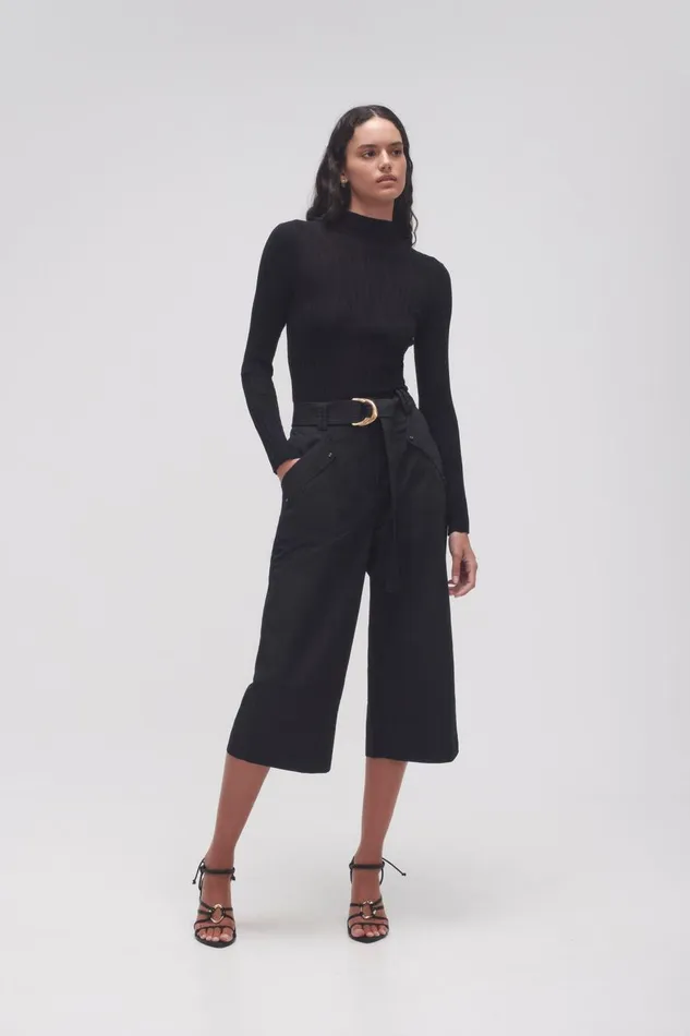 Aje Pants Myrtle Utility Culotte Black 8211 Women