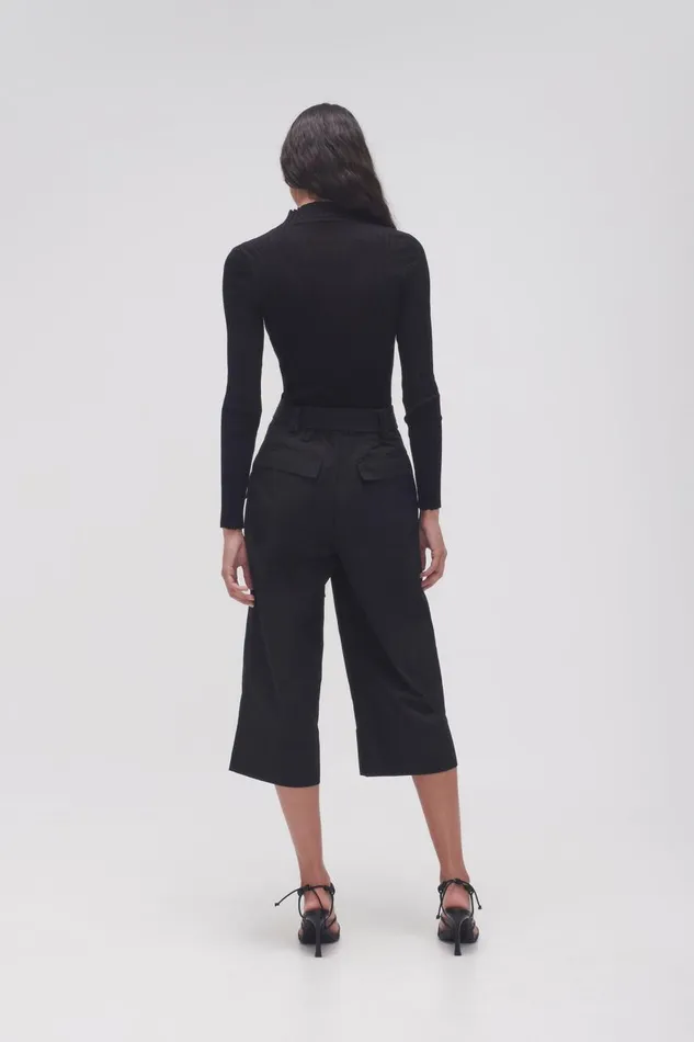 Aje Pants Myrtle Utility Culotte Black 8211 Women