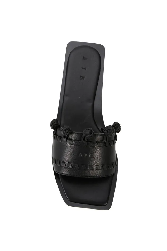 Aje Shoes Tessellate Slide Black 8211 Women