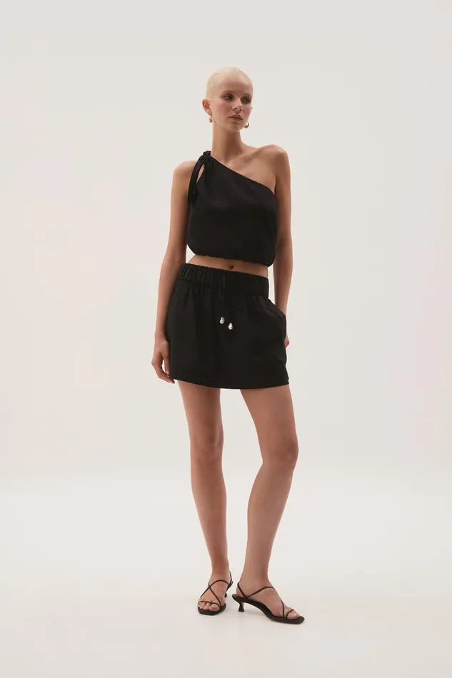 Aje Skirts Airlie Mini Skirt Black 8211 Women