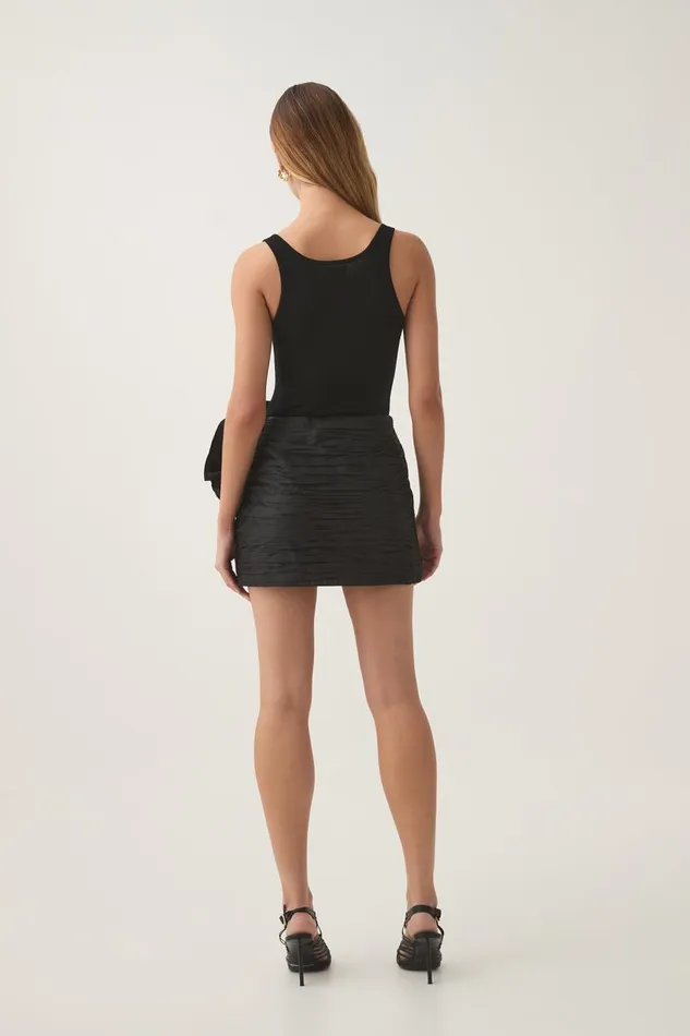 Aje Skirts Potion Spiral Mini Skirt Black 8211 Women