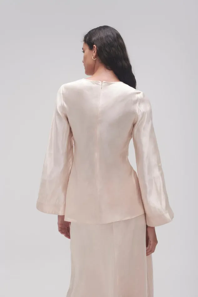 Aje Tops Moonglade Pierced Top Coconut Cream 8211 Women Aje Tops Moonglade Pierced Top Coconut Cream 8211 Women