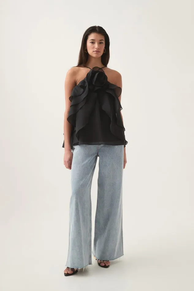 Aje Tops Pandorea Layered Top Black 8211 Women Aje Tops Pandorea Layered Top Black 8211 Women