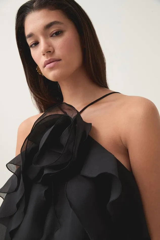Aje Tops Pandorea Layered Top Black 8211 Women Aje Tops Pandorea Layered Top Black 8211 Women