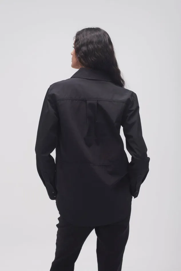 Aje Tops Ryka Hardware Shirt Black 8211 Women Aje Tops Ryka Hardware Shirt Black 8211 Women