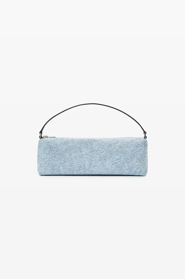 Alexander Wang Bags Women Heiress Flex Denim Bag With Crystal Hotfix