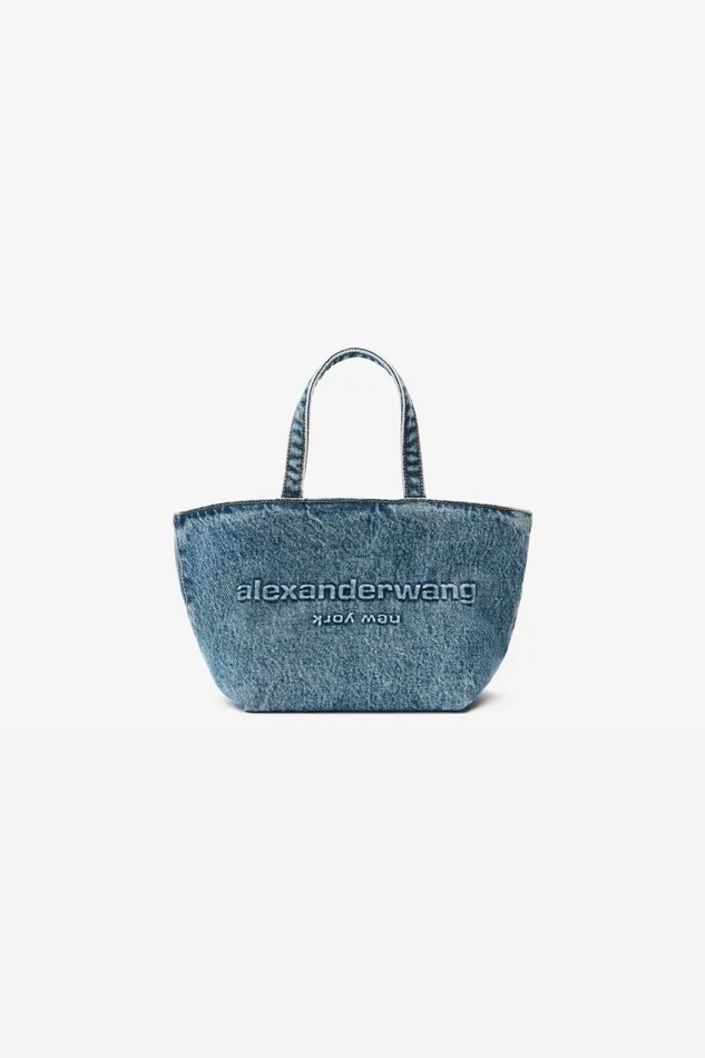 Alexander Wang Bags Women Small Punch Tote In Vintage Medium Indigo