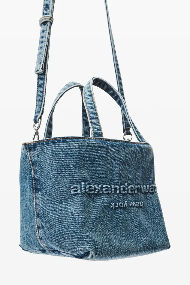 Alexander Wang Bags Women Small Punch Tote In Vintage Medium Indigo