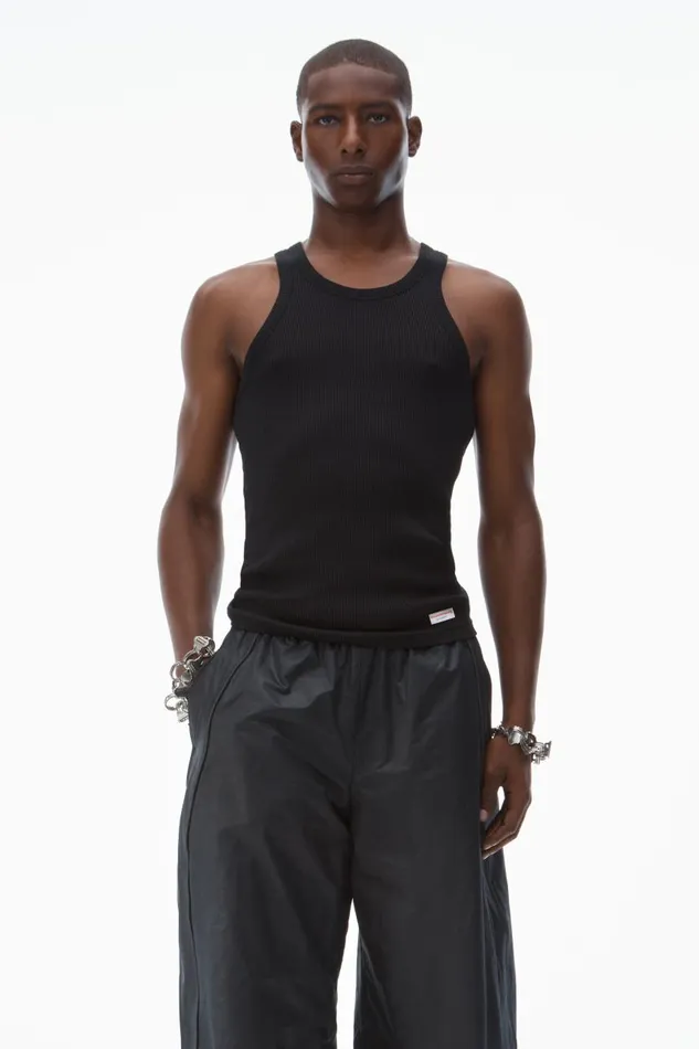 Alexander Wang Bottoms Men Track Pant With Piping