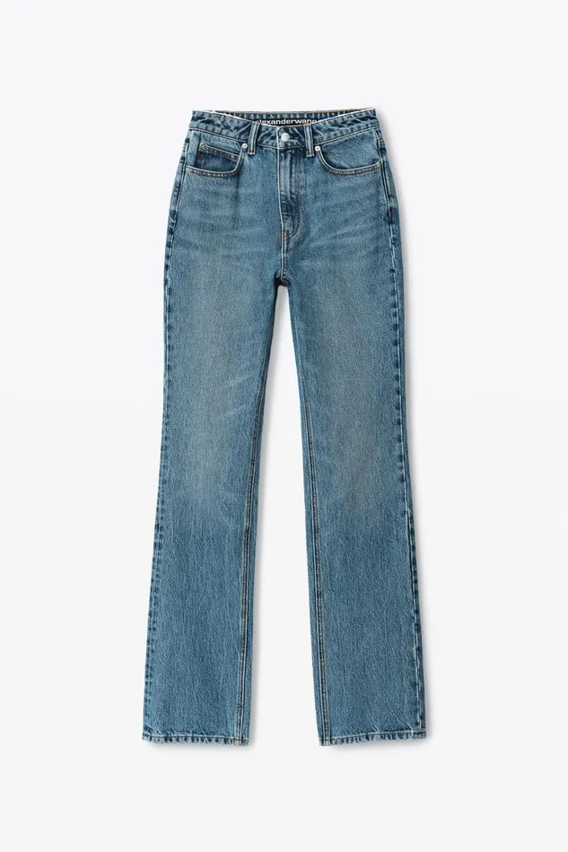 Alexander Wang Denim Women Fly HighRise Stacked Jeans
