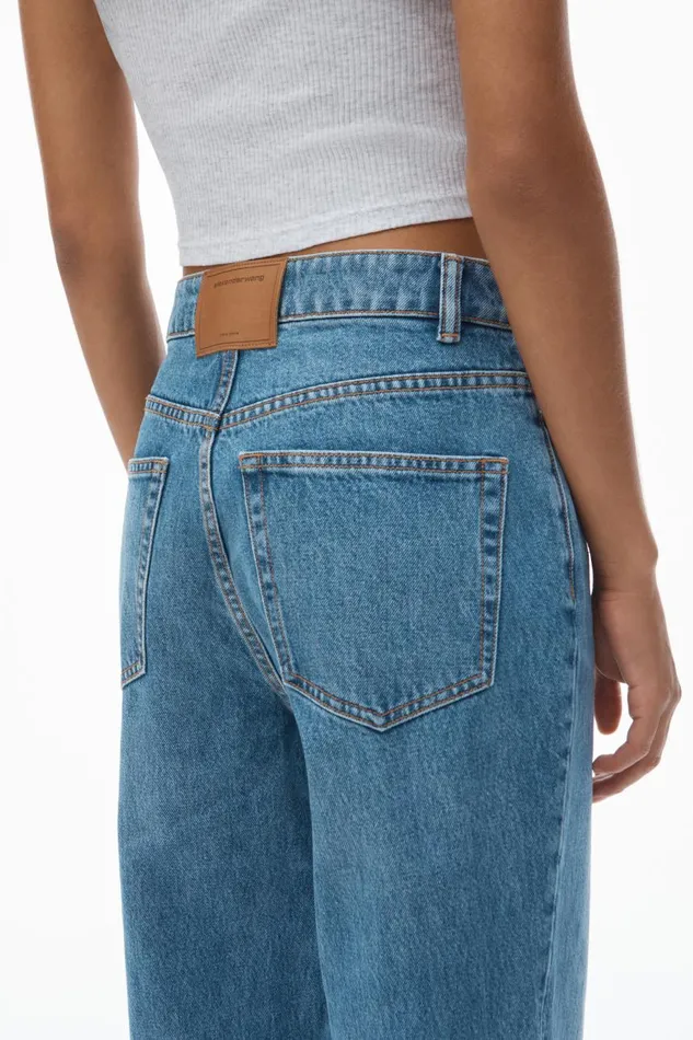 Alexander Wang Denim Women Fly HighRise Stacked Jeans