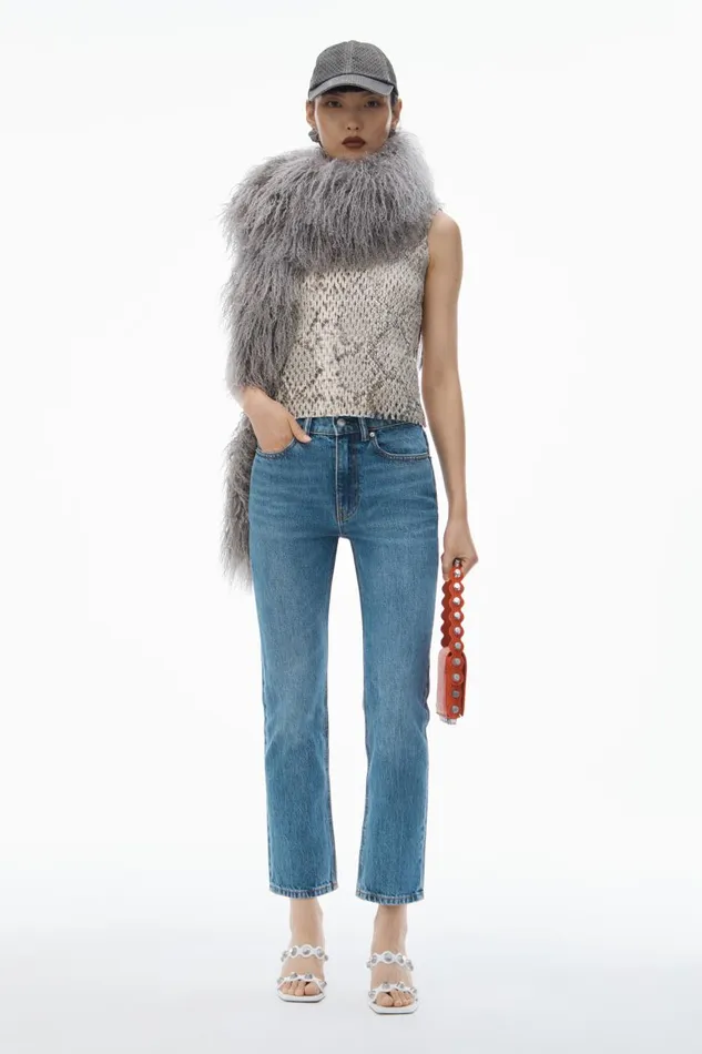 Alexander Wang Denim Women HighRise Stovepipe Jeans