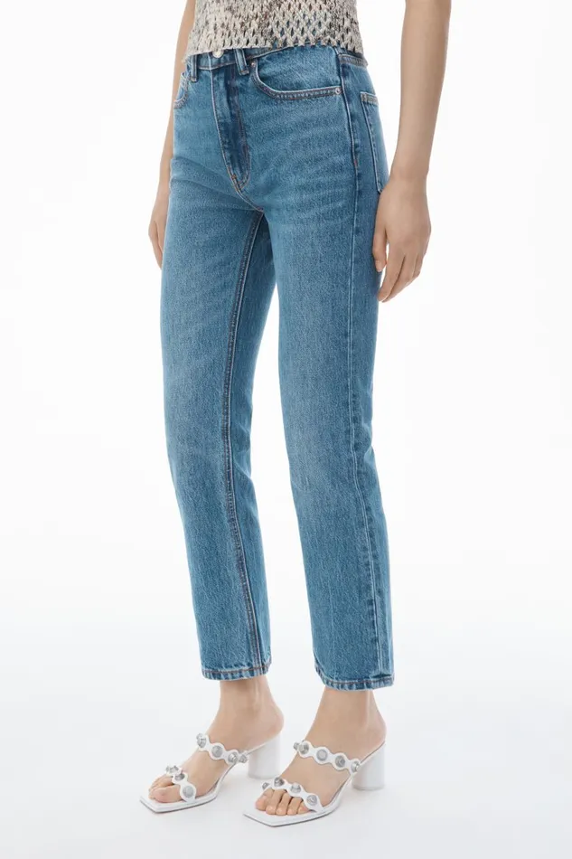 Alexander Wang Denim Women HighRise Stovepipe Jeans