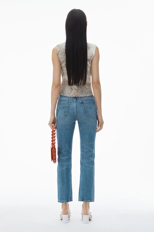 Alexander Wang Denim Women HighRise Stovepipe Jeans