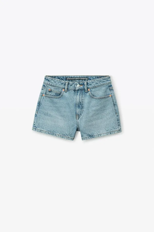 Alexander Wang Denim Women Shorty HighRise Short In Denim