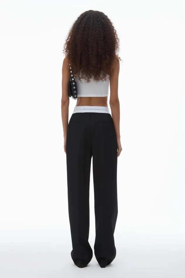 Alexander Wang Pants Women Pleated Trouser In Wool Tailoring