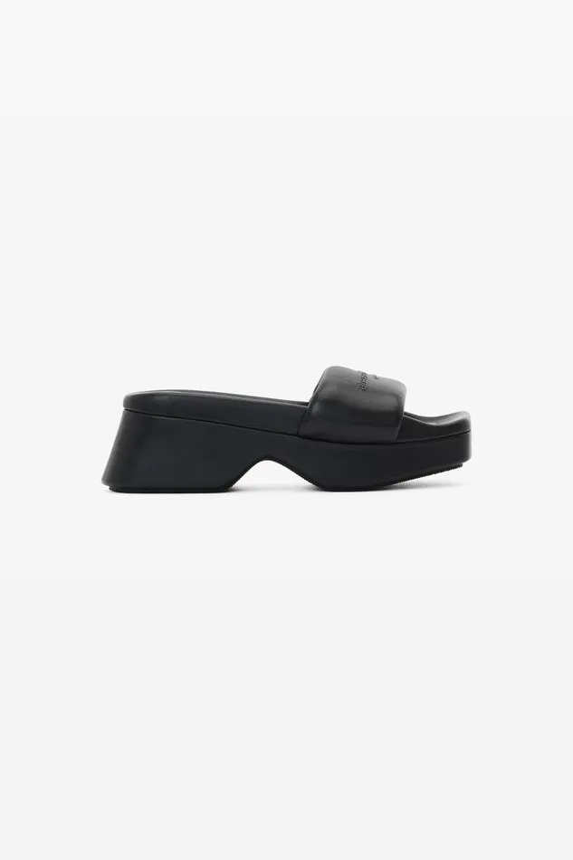 Alexander Wang Shoes Women Float 55mm Platform Sheep Leather Slide