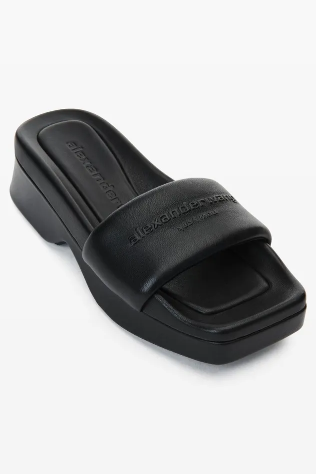 Alexander Wang Shoes Women Float 55mm Platform Sheep Leather Slide