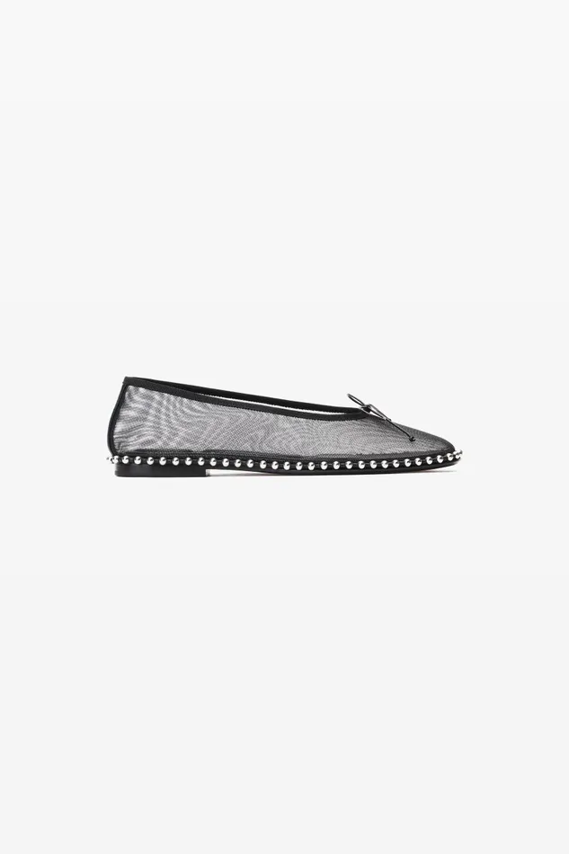 Alexander Wang Shoes Women Lina Ballchain Flat In Mesh