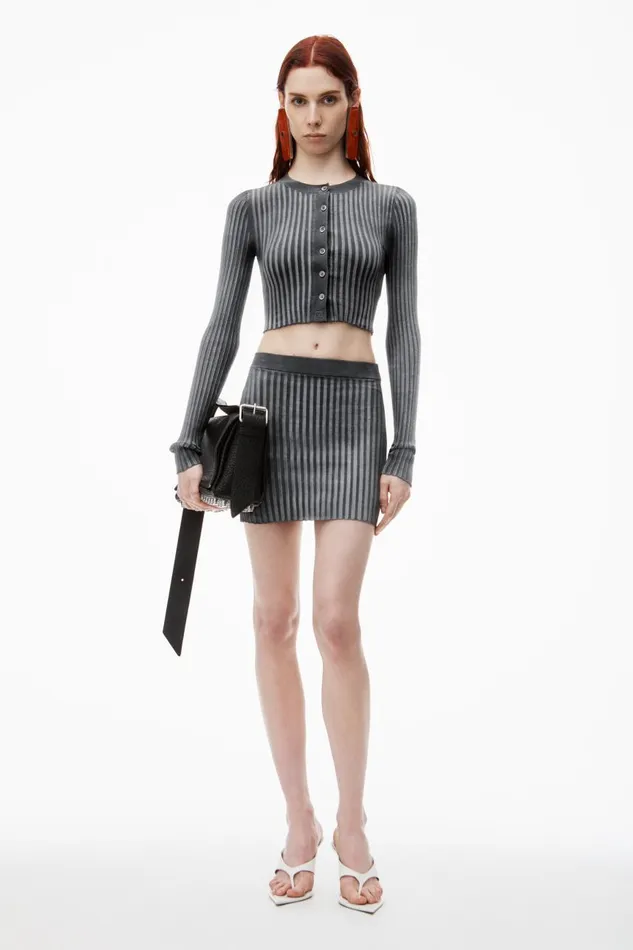 Alexander Wang Skirts Women Mini Skirt In RibKnit