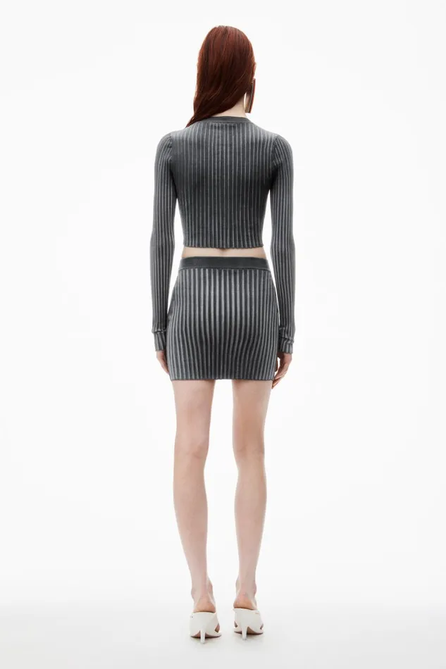 Alexander Wang Skirts Women Mini Skirt In RibKnit