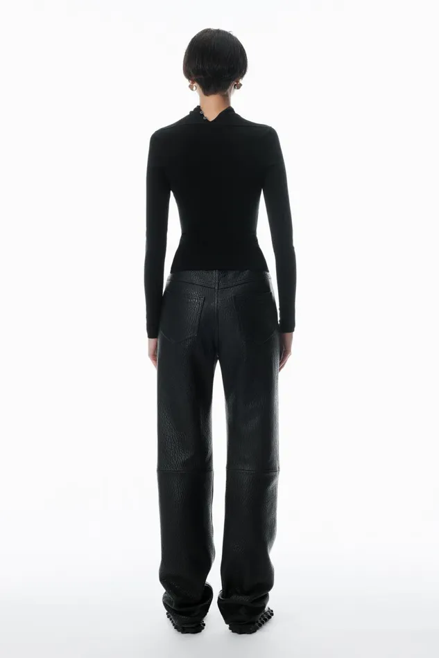 Alexander Wang Sweaters Women LongSleeve HighNeck Cardigan