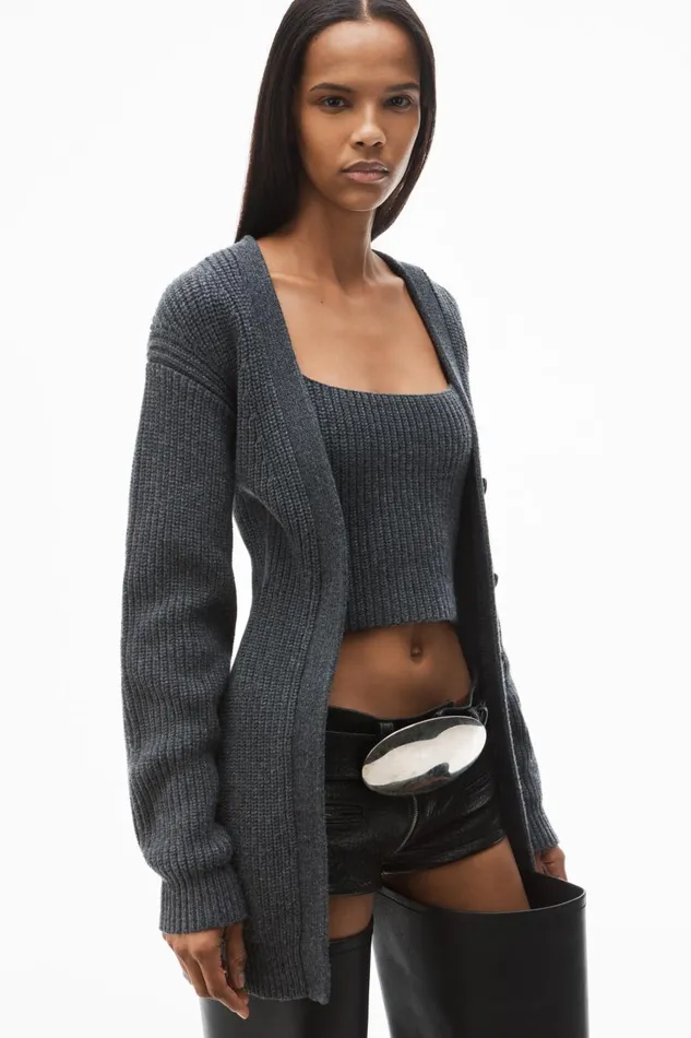 Alexander Wang Sweaters Women PreStyled Twinset Cardigan