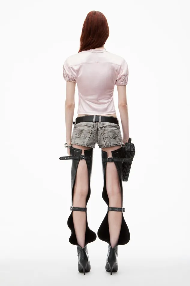 Alexander Wang Tops and Shirts Women Padded Football Jersey