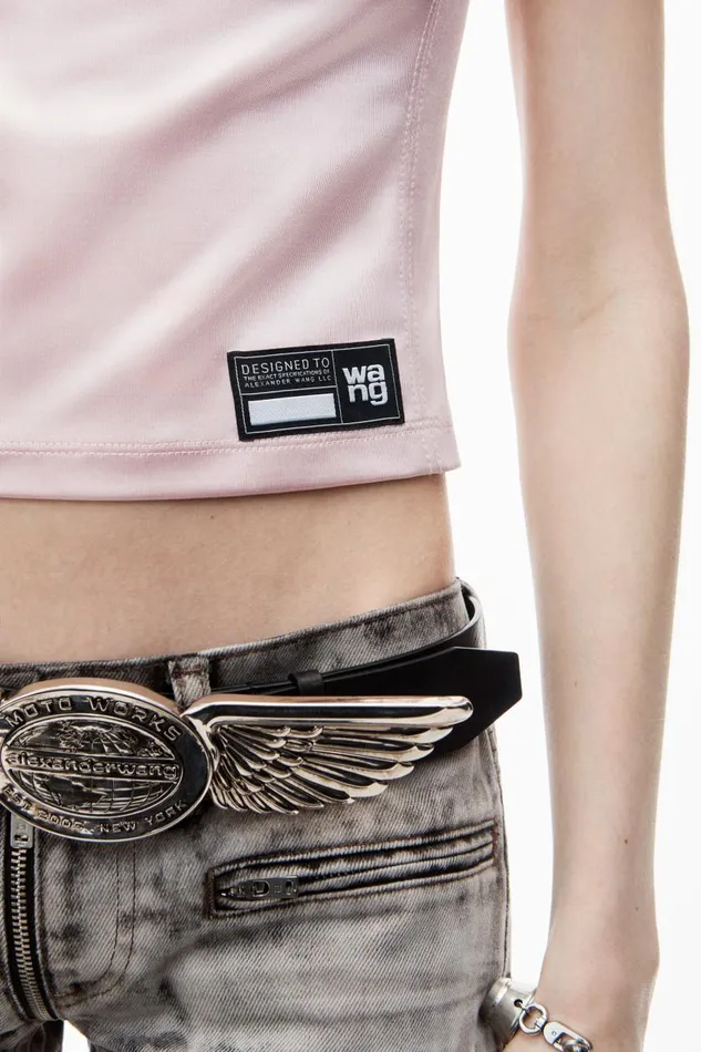 Alexander Wang Tops and Shirts Women Padded Football Jersey