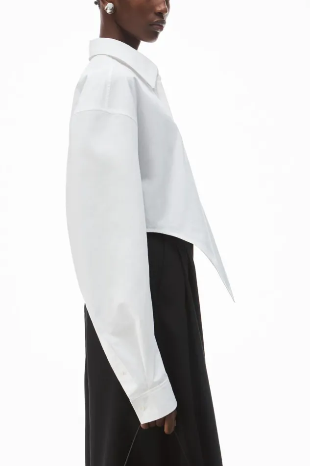 Alexander Wang Tops and Shirts Women Pointed Shirt In Organic Cotton
