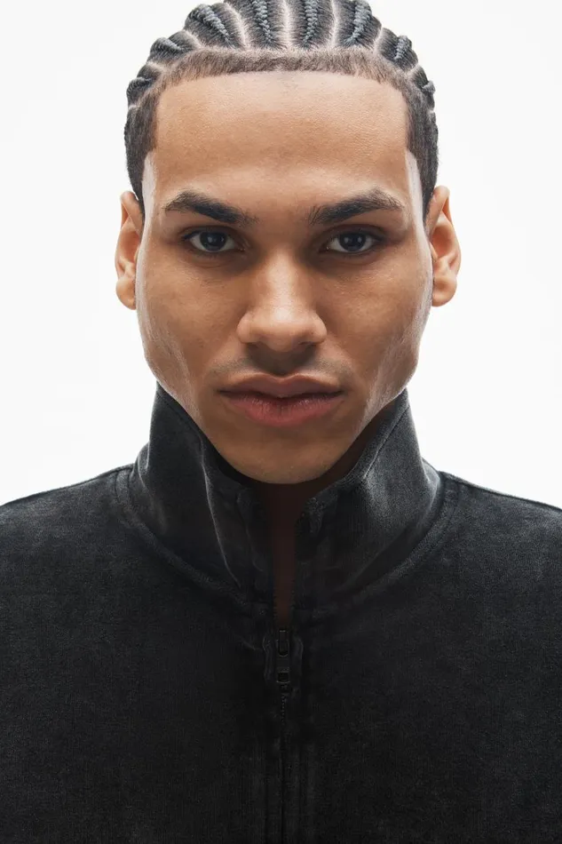 Alexander Wang UnisexWomenMen LogoEmbossed Track Jacket