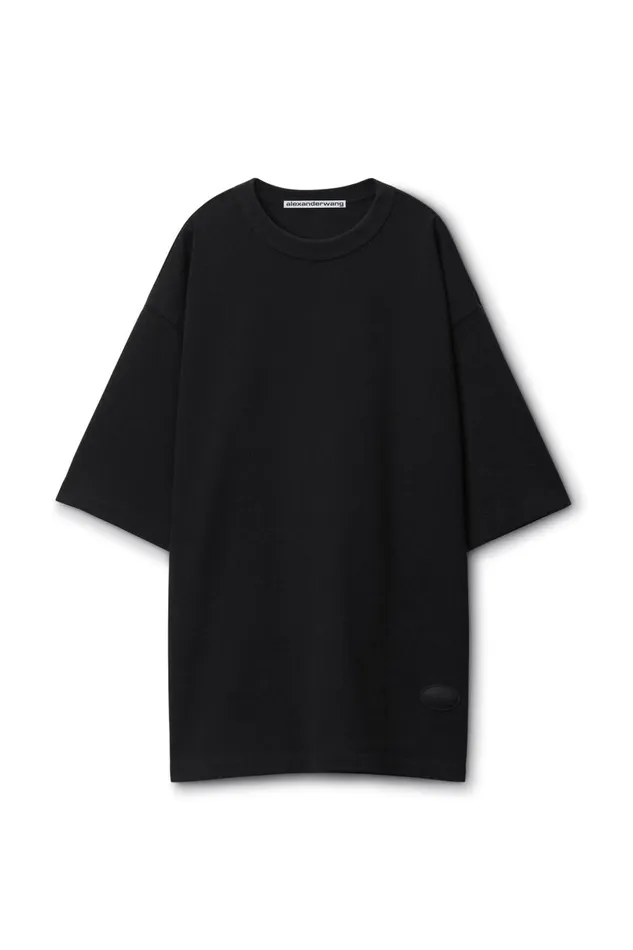 Alexander Wang UnisexWomenMen Oversize DropSleeve Tee In Japanese Cotton Jersey Alexander Wang UnisexWomenMen Oversize DropSleeve Tee In Japanese Cotton Jersey