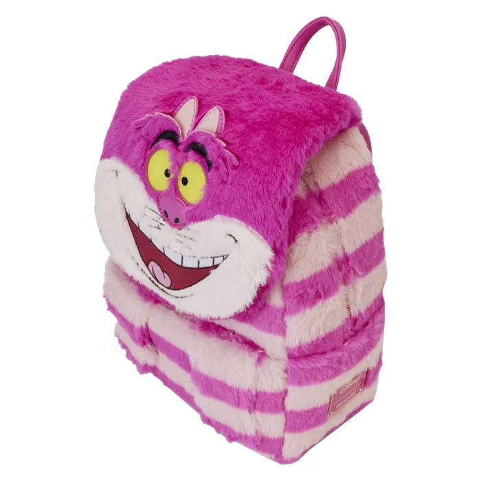 Alice In Wonderland Exclusive Cheshire Cat Plush Light Up Mini Backpack Unisex Loungefly Bags and Wallets Alice In Wonderland Exclusive Cheshire Cat Plush Light Up Mini Backpack Unisex Loungefly Bags and Wallets