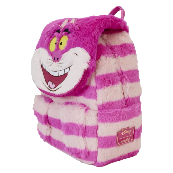 Alice In Wonderland Exclusive Cheshire Cat Plush Light Up Mini Backpack Unisex Loungefly Bags and Wallets Alice In Wonderland Exclusive Cheshire Cat Plush Light Up Mini Backpack Unisex Loungefly Bags and Wallets