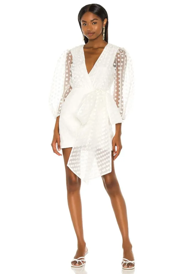 Alize Mini Dress White Women Lovers and Friends Dresses