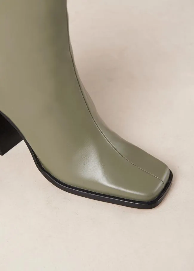 ALOHAS Boots South 8211 Green Leather Boots 8211 Women