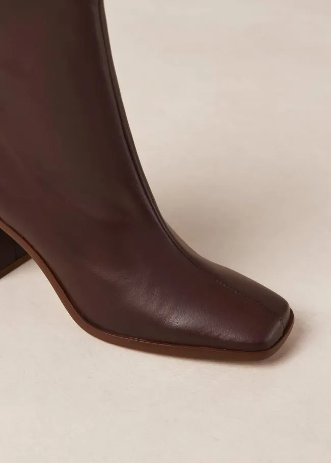 ALOHAS Boots West Cape 8211 Red Leather Boots 8211 Women