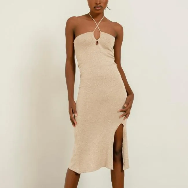 ALOHAS Dresses Dancefloor Glim 8211 White Knit Dress 8211 Women